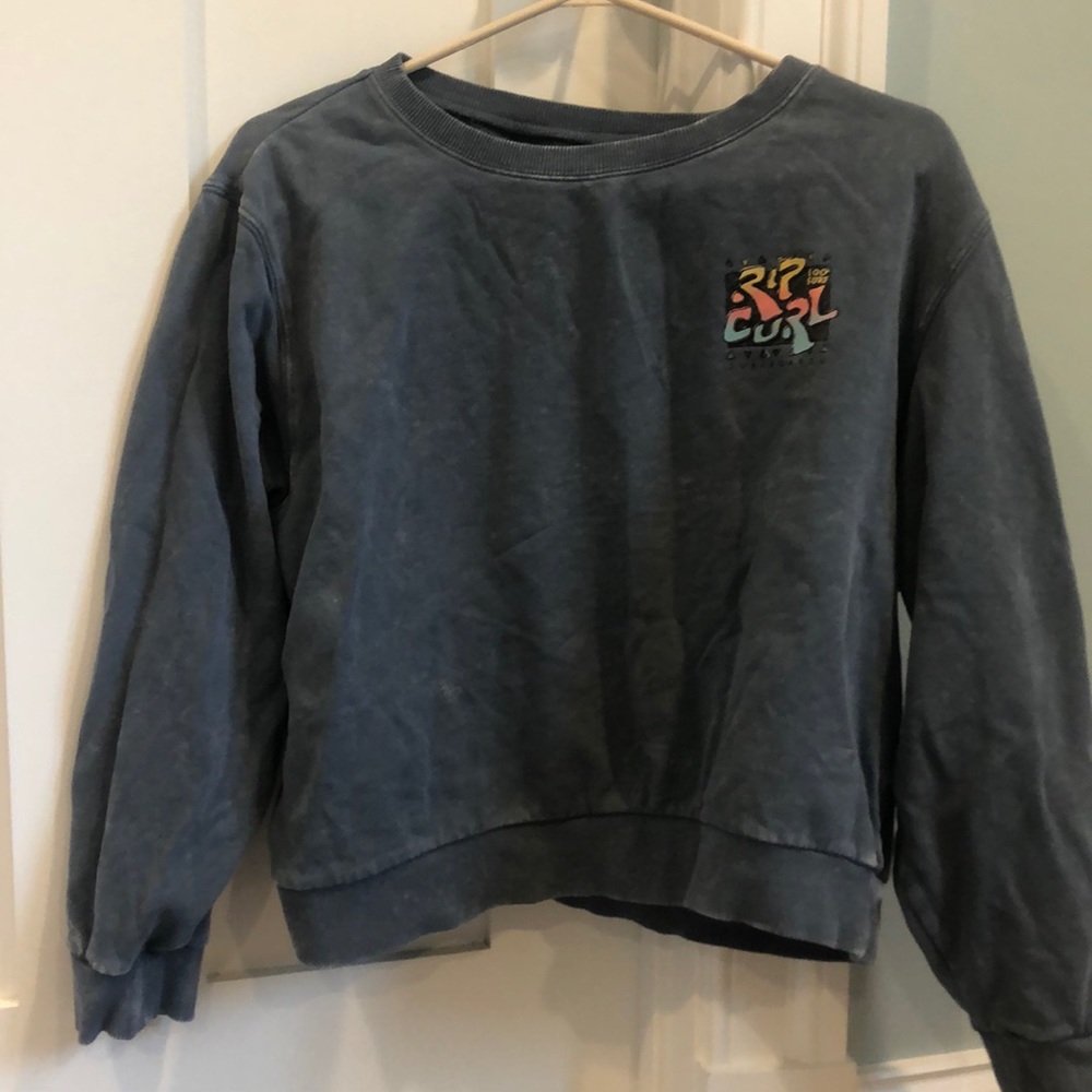 blue rip curl sweatshirt